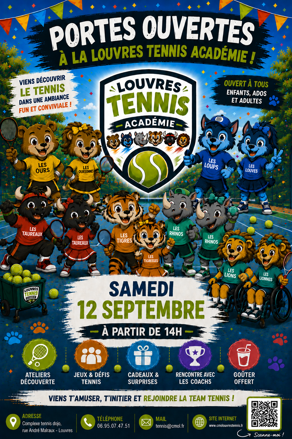 Affiche portes ouvertes 12 septembre